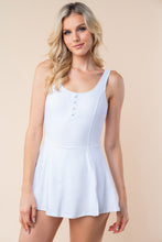 Load image into Gallery viewer, White Birch Sleeveless Performance Knit Swim Dress
