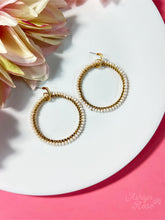 Load image into Gallery viewer, A Bunch of Hoopla Earrings in Cream
