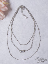 Load image into Gallery viewer, TOO COOL FOR YOU SILVER LINKED LAYERED CHAIN NECKLACE
