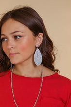 Load image into Gallery viewer, Let&#39;s Sparkle Rain Drop Earrings with Silver
