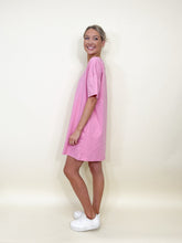 Load image into Gallery viewer, Pink T-Shirt Dress
