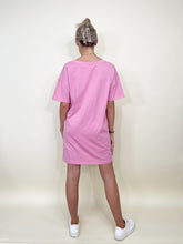 Load image into Gallery viewer, Pink T-Shirt Dress
