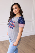 Load image into Gallery viewer, Stars &amp; Stripes Y&#39;all Raglan Tee
