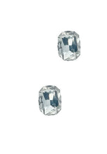 Load image into Gallery viewer, Clear Silver Stud Earrings
