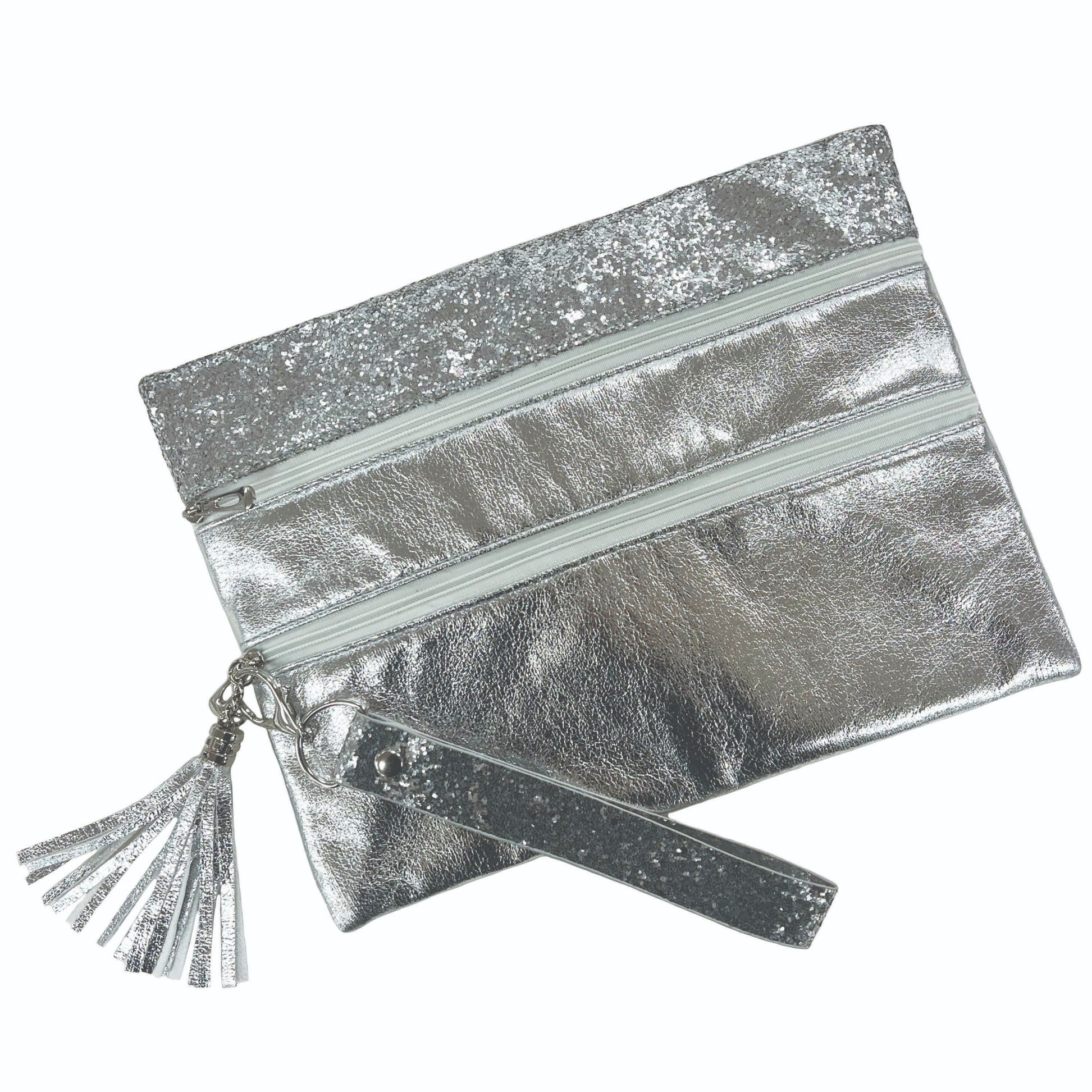 Most Luxurious Silver Sequin Versi Bag