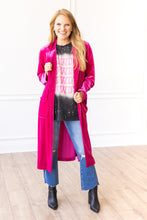 Load image into Gallery viewer, Hard Candy Velvet Jacket in Hot Pink
