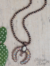 Load image into Gallery viewer, Should&#39;ve Been A Cowgirl Squash Blossom Beaded Necklace, Copper
