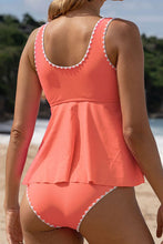 Load image into Gallery viewer, Scoop Neck Wide Strap Tankini Set
