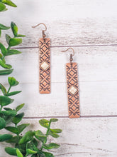 Load image into Gallery viewer, Rock All Night Copper Dangle Earring
