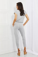 Load image into Gallery viewer, Culture Code Comfy Days Full Size Boat Neck Jumpsuit in Grey
