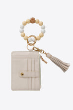 Load image into Gallery viewer, Beaded Bracelet Keychain with Wallet
