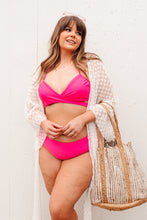 Load image into Gallery viewer, Beside the Bay Pink Swimsuit Top
