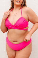 Load image into Gallery viewer, Beside the Bay Pink Swimsuit Top
