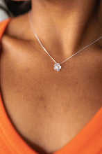 Load image into Gallery viewer, Fanciful Floral Pendant Necklace

