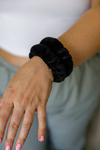 Load image into Gallery viewer, Lost in the Moment Headband and Wristband Set in Black
