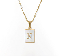Load image into Gallery viewer, 18K Gold Plated Initial Necklace
