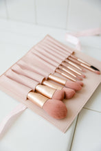 Load image into Gallery viewer, Sweet Thing Luxe Makeup Brush Kit and Wrap Case
