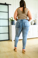 Load image into Gallery viewer, Talulla Bleach Splash Button Fly Destroyed Skinny Jeans
